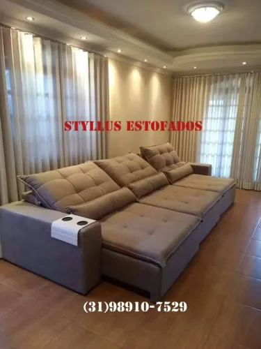 Sofá Retrátil tamanho família- Conforto e Estilo