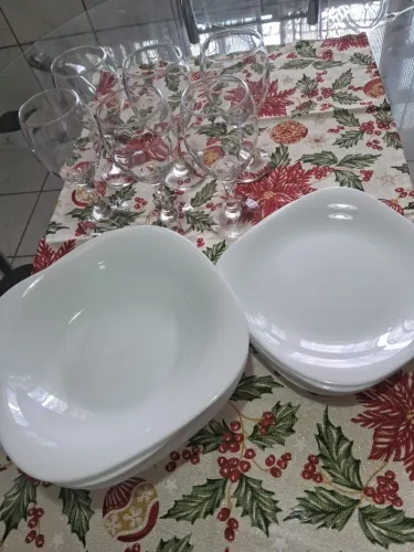 Conjunto de pratos Opaline Nadir - 18 peças