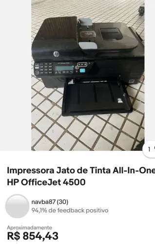 Multifuncional HP bem nova R$ 390,00