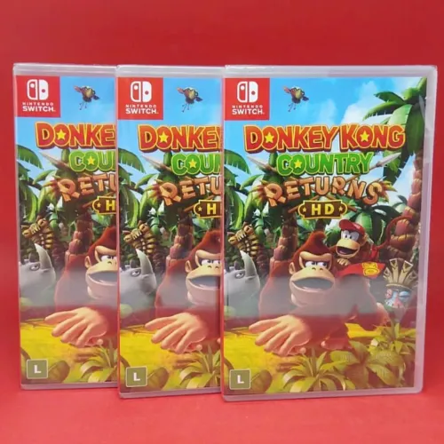 Últimas unidades Donkey Kong Country Returns - Nintendo Switch - Novo