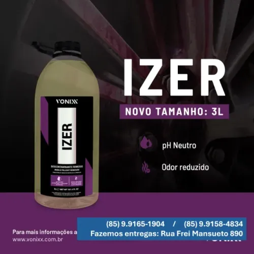 Remove ferrugem Izer 3l - Vonixx