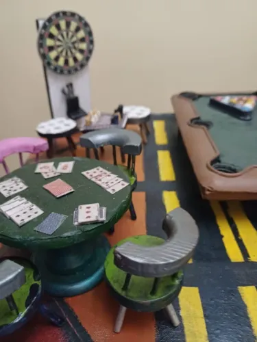 montagem de dioramas diversos 