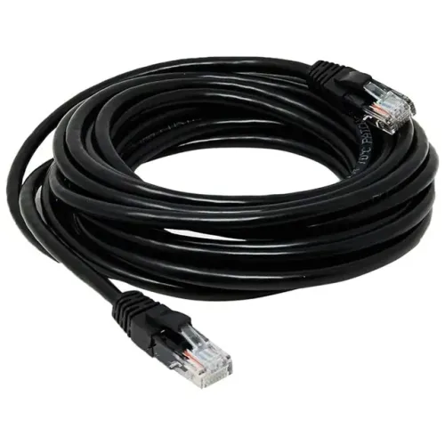 Cabo de Rede RJ-45 10M CAT5e Preto PlusCable PC-ETHU100BK - WZetta