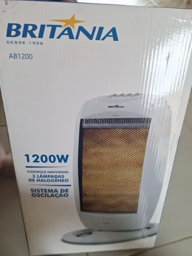 Aquecedor Halógeno Britânia AB1200 - 1200W