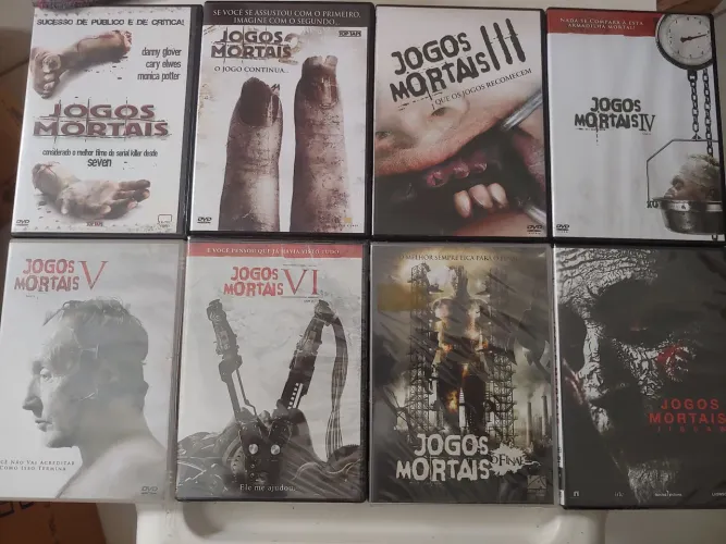 Dvds Coleção Jogos Mortais - 8 Filmes