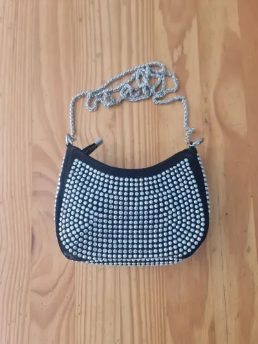 Bolsa de Ombro com Strass