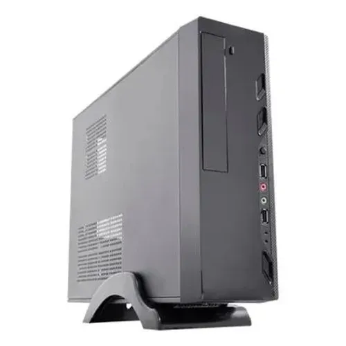 Gabinete Slim K-Mex GM-XXT7, Micro Atx, Com Fonte 200W E Cabo, Preto  