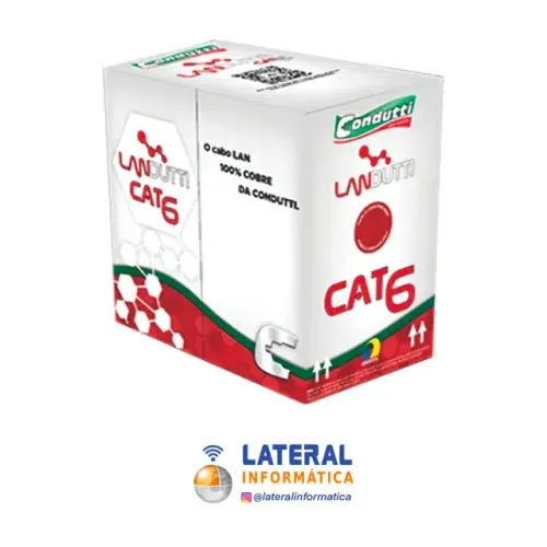 CABO DE REDE CONDUTTI CAT6 AZUL 150 METROS LS2H LANDUTTI ROLO