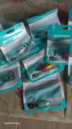 Isca de pesca micro jig baby 5 pecas