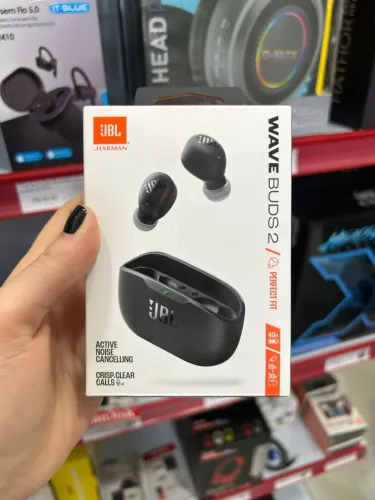 Fones de Ouvido Sem Fio JBL Original Wave Buds 2