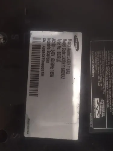 Tv Samsung 32 polegadas LCD defeito display usada