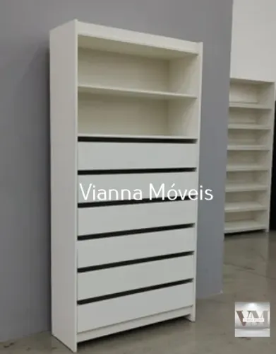 Estante Prateleiras com 6 Gavetas