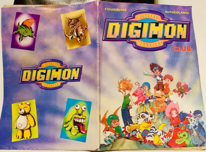 Raro Álbum Digimon Monsters Club - Figurinhas e Adesivos