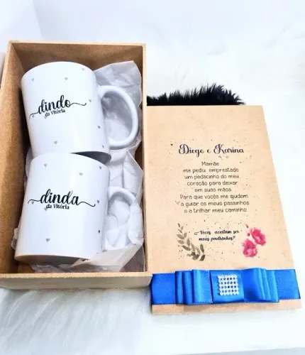 Kit convite padrinhos