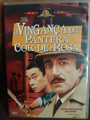 Filme A vingança da pantera cor de rosa. DVD original.