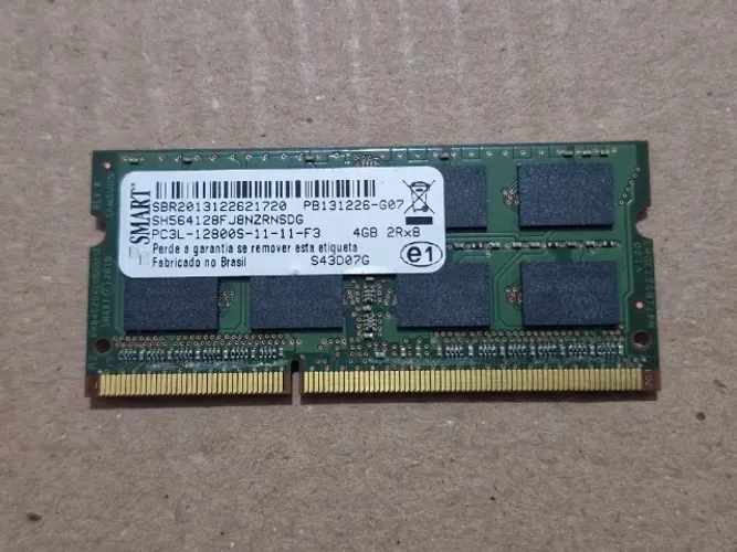 Memoria Smart DDR3 4GB 12800s 2Rx8 Usada