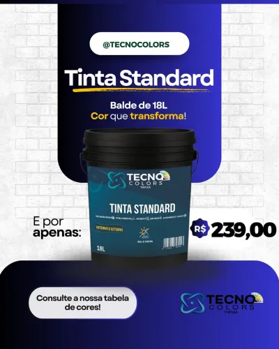 Tinta Standard Balde 18 litros 