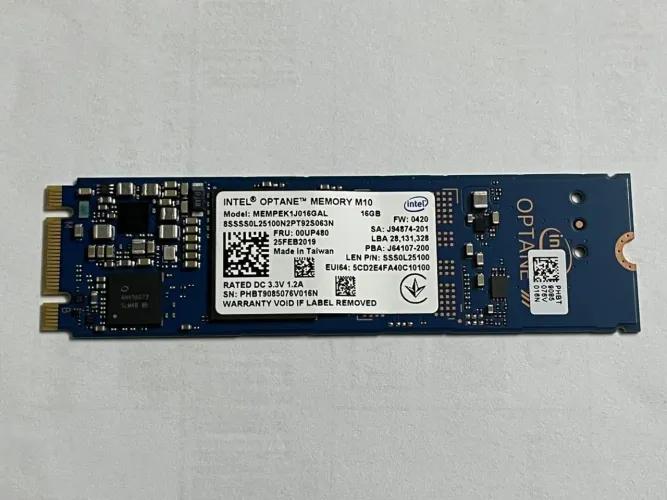 SSD Intel Optane 16GB - M10 NVMe Mv3