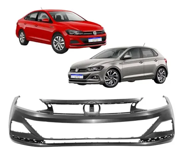 Parachoque Para Vw Polo Virtus 2017 2018 2019 2020 2021 2022