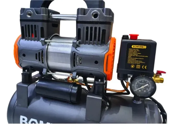 compressor de ar silencioso 9l 110v 1000w  bom-8601 promoção
