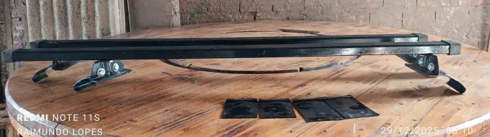 SUPORTE PARA RACK DE TETO GRAND SIENA ATRACTIVE 2013 ATÉ 2019 PRETO