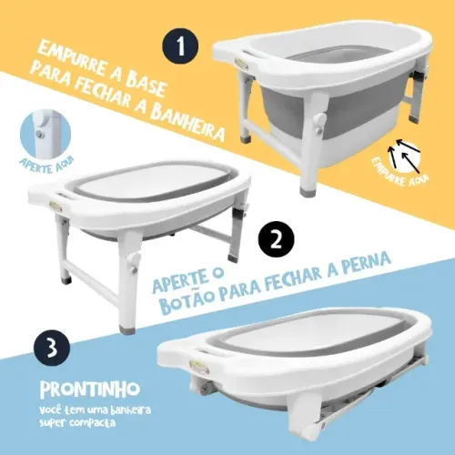 Banheira Portátil- Clingo Fit  