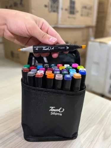 Conjunto de marcadores de arte de 36 cores