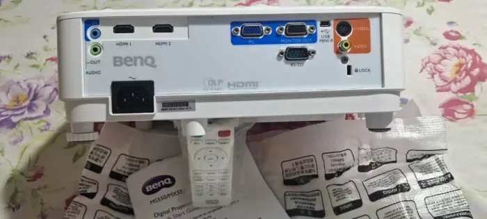 Retro Projetor Data Show Benq Ms 550 3600lumes 2 Hdmi Vgausb Branco