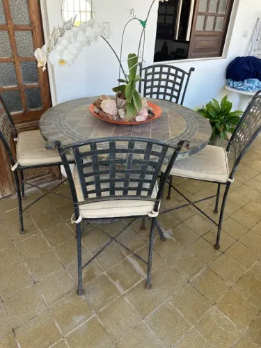 Conjunto de Mesa e Cadeiras para Jardim