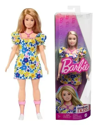 Boneca Barbie Fashionista Síndrome De Down Ndss - Mattel