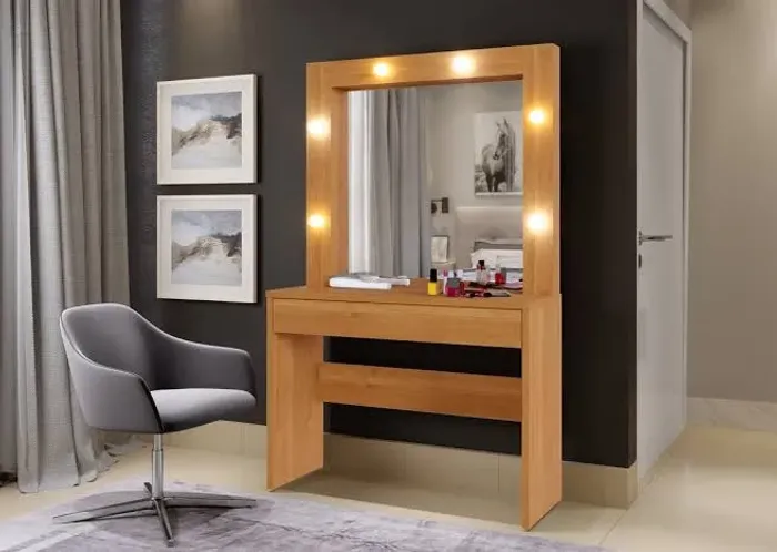 Penteadeira com Espelho e Luzes - Elegância para seu espaço