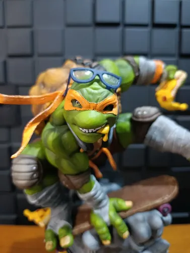 Diorama Miquelangelo, tartarugas ninja