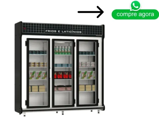 Refrigerador 3 Portas Polo Frio 220v 3M