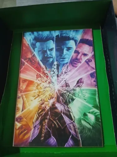 Quadro Avengers Endgame - Thanos com a Manopla do Infinito