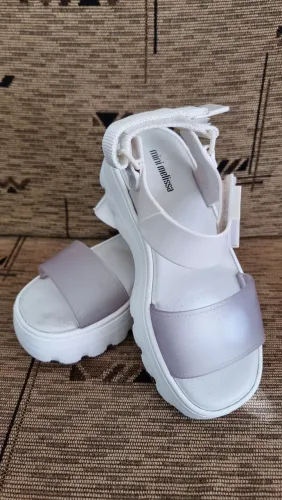 Mini melissa branca/transparente n° 30