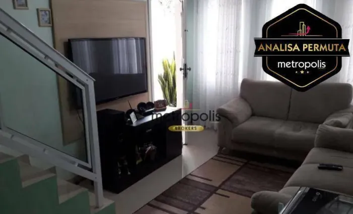 Sobrado à venda, 232 m² por R$ 970.000,00 - Jardim Ana Maria - Santo André/SP