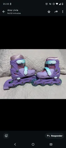 Vendo Patins Novos número 34