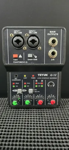 Mesa Interface de Áudio Teyun Q-12 16bit/48kHz (aceito por)