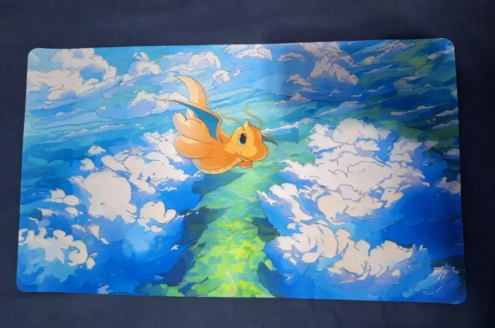 Playmat Dragonite Pokemon Tcg Para Jogar Fofo Card Game