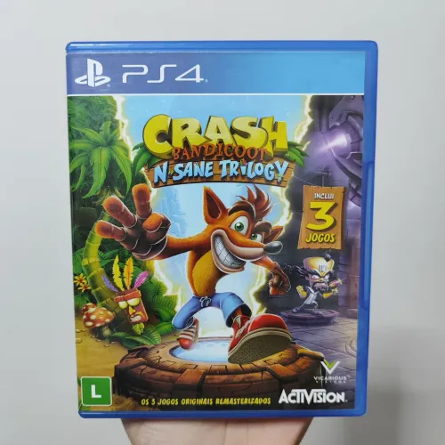 Crash Bandicoot Trilogia dePS4 - Faço envio
