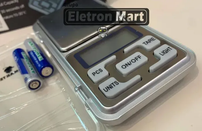 Balança De Precisão Digital Pesa 0,01g Visor Iluminado Led