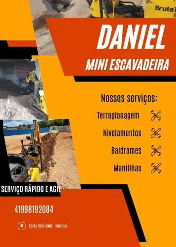 Locação de Mini Escavadeira 