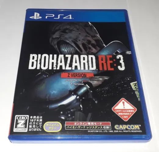 Biohazard RE:3 - Z Version (Japonês) | PS4 | Original | Usado |