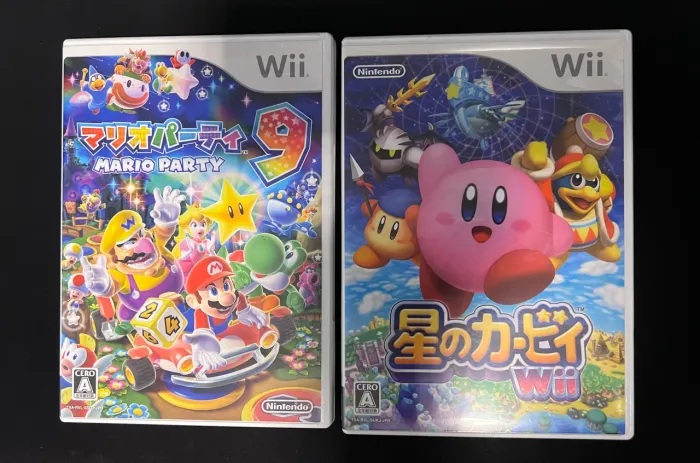 Mario Party 9 e Kirby Adventure Wii