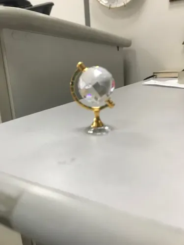 Miniatura Globo de cristal swarovski para decoração