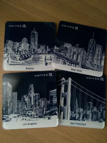Descanso para copos United Airlines