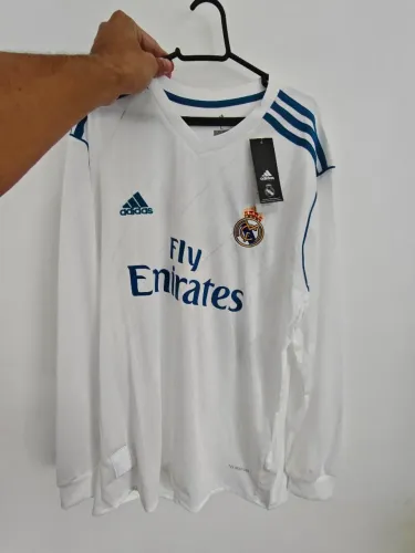 Camisa Real Madrid manga longa 2018 Cristiano Ronaldo