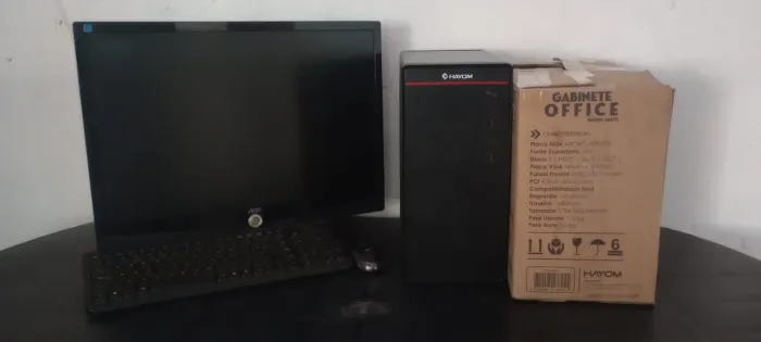 Computador,core i3 7100,8gb ddr4,SSD 500 gb,grátis monitor,faço entrega grátis,confira.