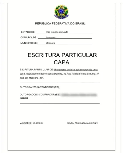 ESCRITURA PARTICULAR E CONTRATOS DE LOCAÇÃO 
