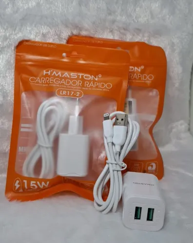 Carregador de iPhone USB completo